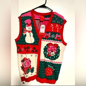 Strawberry Shortcake Ugly Sweater Vest
